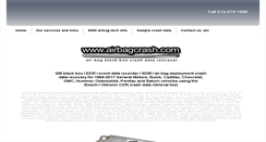 Desktop Screenshot of airbagcrash.com
