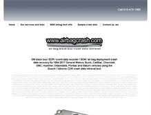 Tablet Screenshot of airbagcrash.com